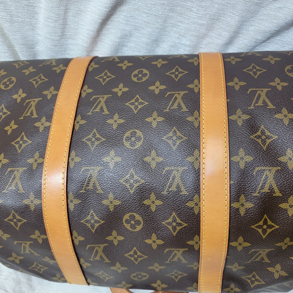 Auth💞Louis Vuitton Sac Souple 45 Monogram Coated Canvas Travel Bag - Picture 3 of 14